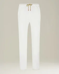 PANTALONI COMFORT-FIT IN LINO