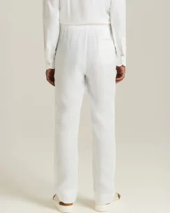 PANTALONI COMFORT-FIT IN LINO