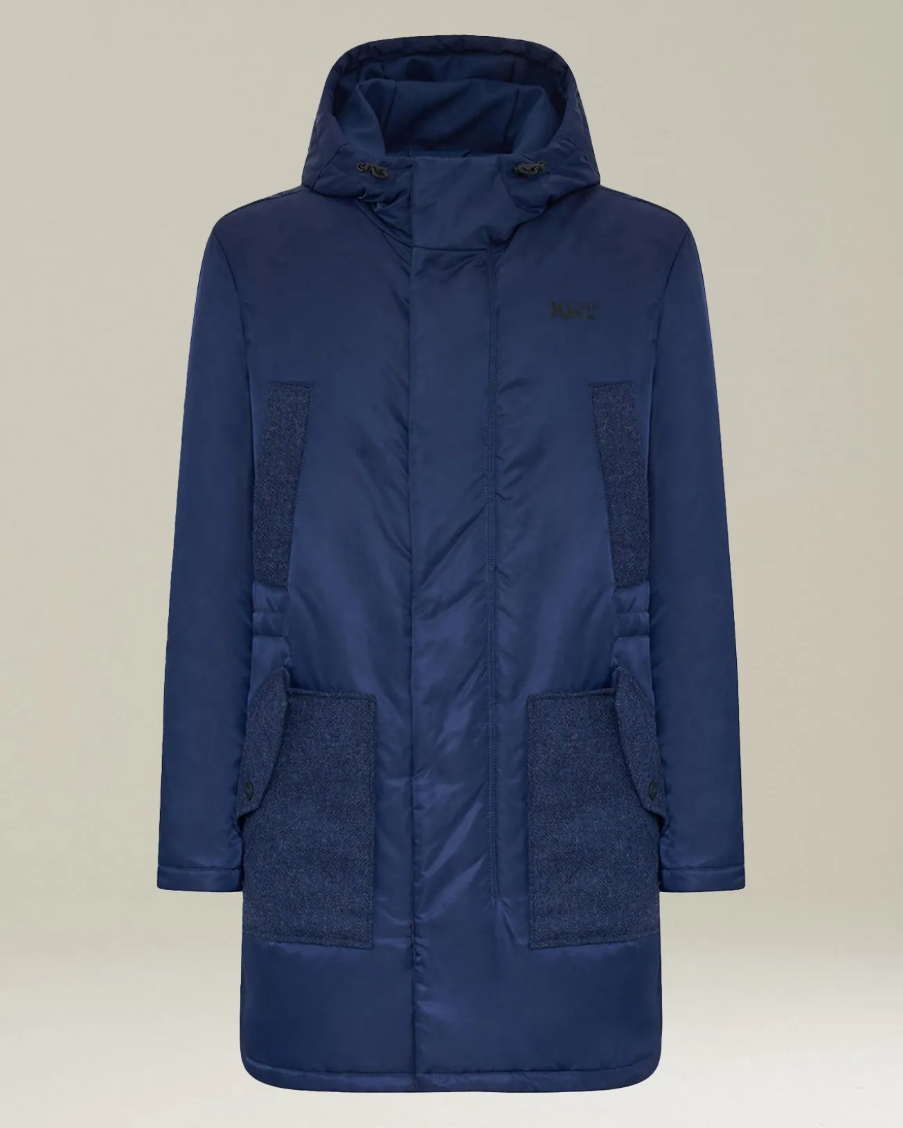 Parka High-Tech Con Inserti In Lana