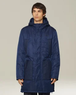 Parka High-Tech Con Inserti In Lana