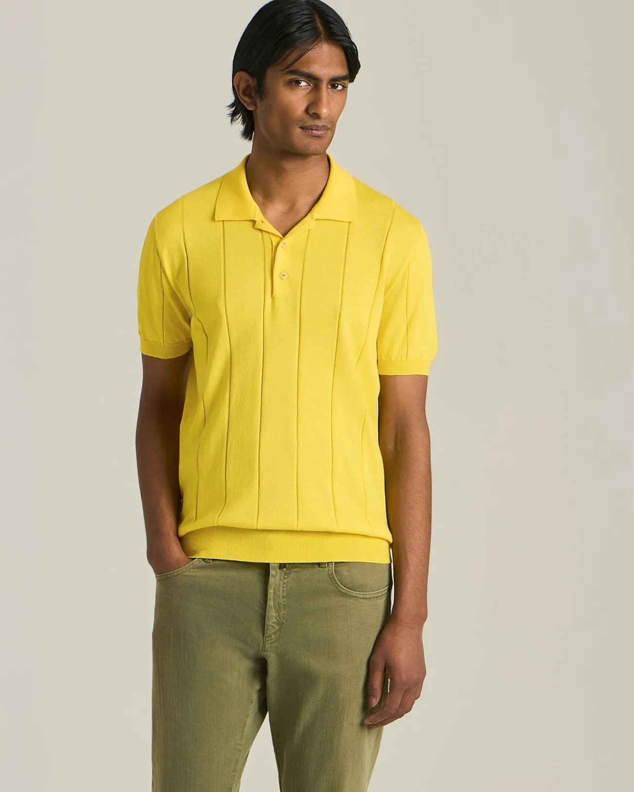 Polo In Cotone Con Motivo Coste