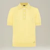 POLO IN MAGLIA DI CASHMERE, SETA E VISCOSA