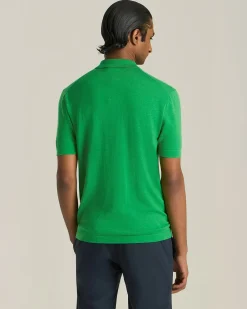 POLO KNT DELUXE IN LANA E SETA CON ZIP