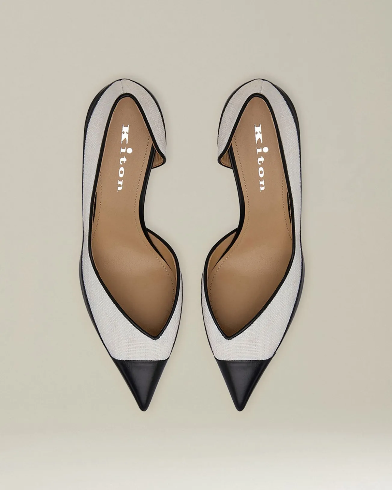 Scarpe Décolleté In Pelle Con Inserti