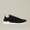 Sneakers donna cotton mesh nere