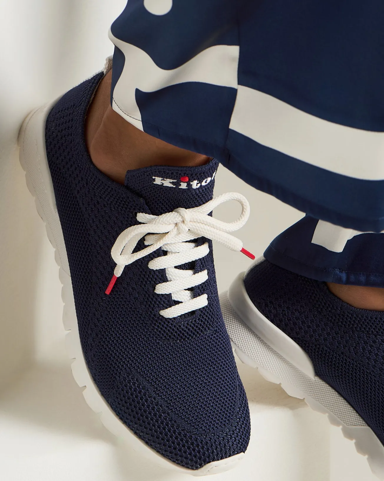 Sneakers donna cotton mesh Blu Navy