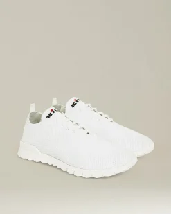 Sneakers donna cotton mesh bianche
