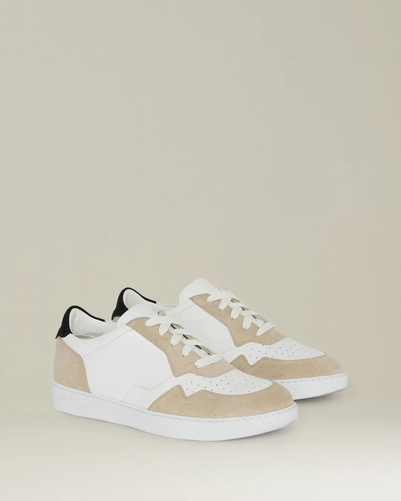 Sneakers Pelle e Camoscio Bicolor