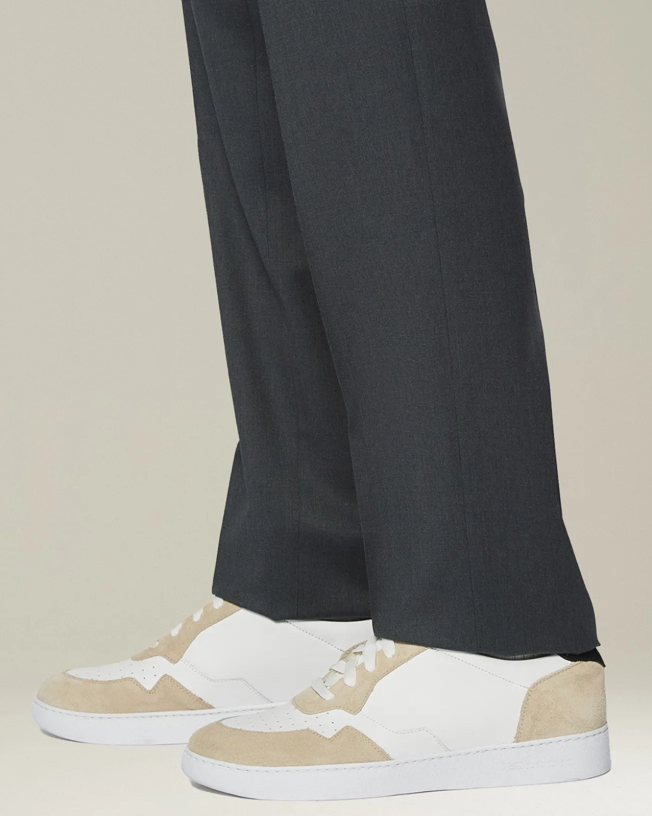 Sneakers Pelle e Camoscio Bicolor
